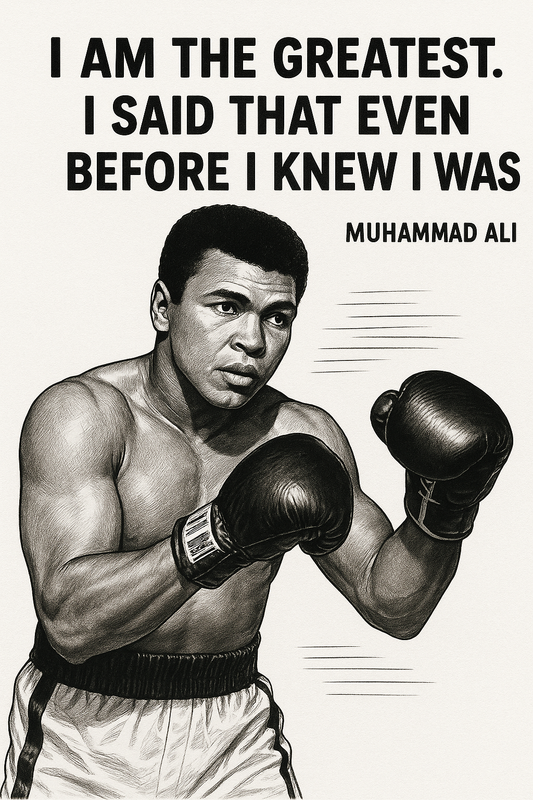 Muhammad Ali Quote Poster