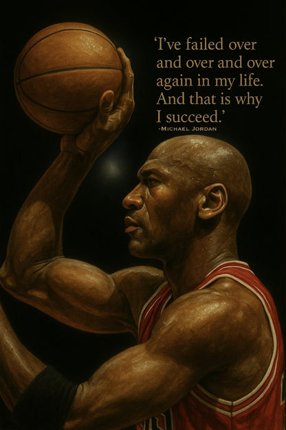Michael Jordan Quote Poster